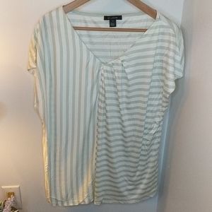 St. John Striped Tee Blouse